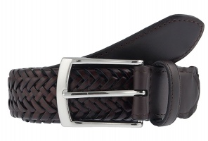 Dents - Plaited leather belt